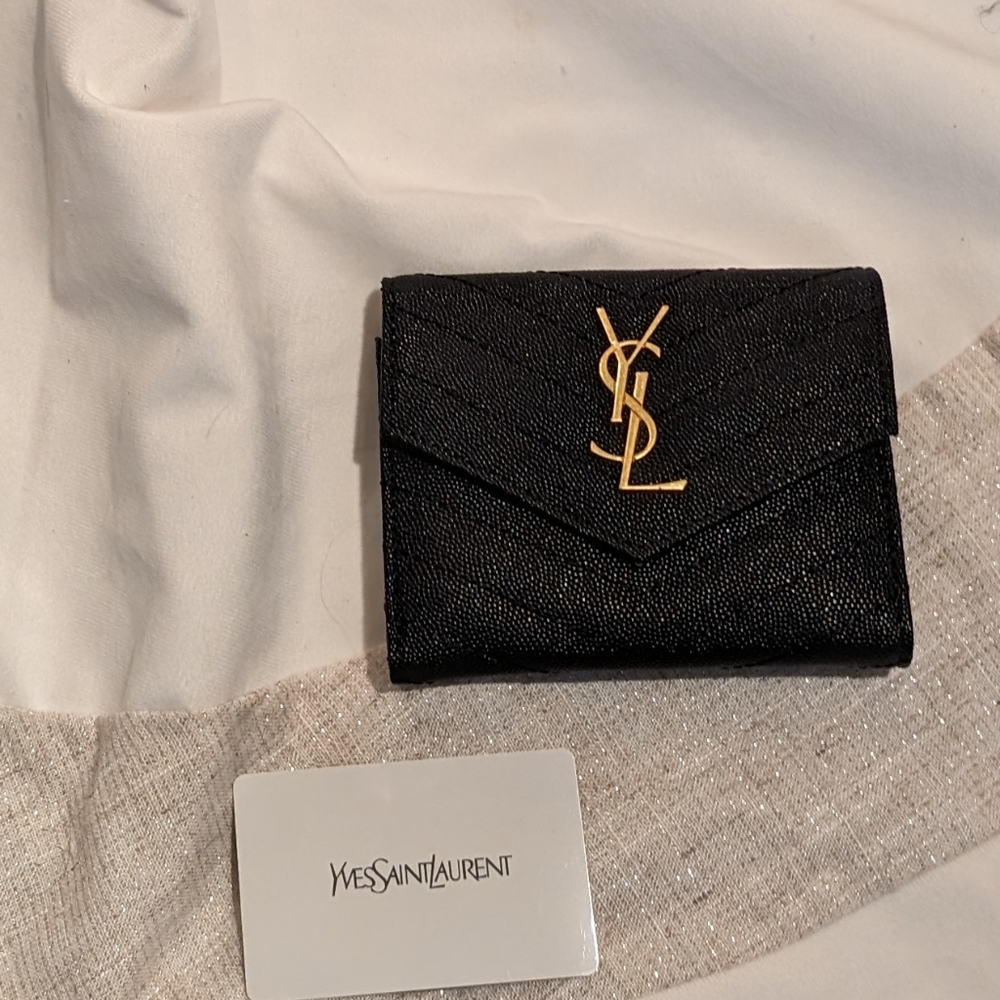 Copy- YSL Black Wallet